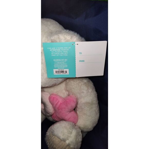 Hug Me-Soft XOXO Teddy Bear Stuffed Animal Plush Ivory White 20" Pre-owned with - Picture 4 of 6
